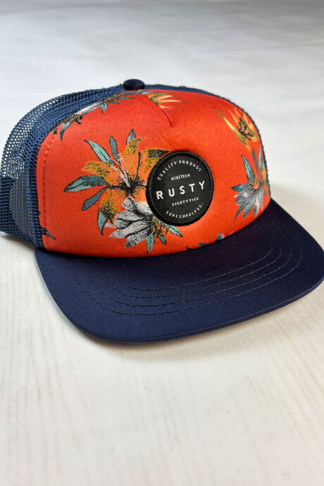 GORRO VISERA RENZO BOY RUSTY Rojo