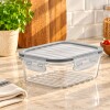 Vianda transparente 1.4 L 17x17x8 cm QLUX IDEAS Vianda transparente 1.4 L 17x17x8 cm QLUX IDEAS