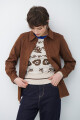 CAMISA SUEDE MARRON