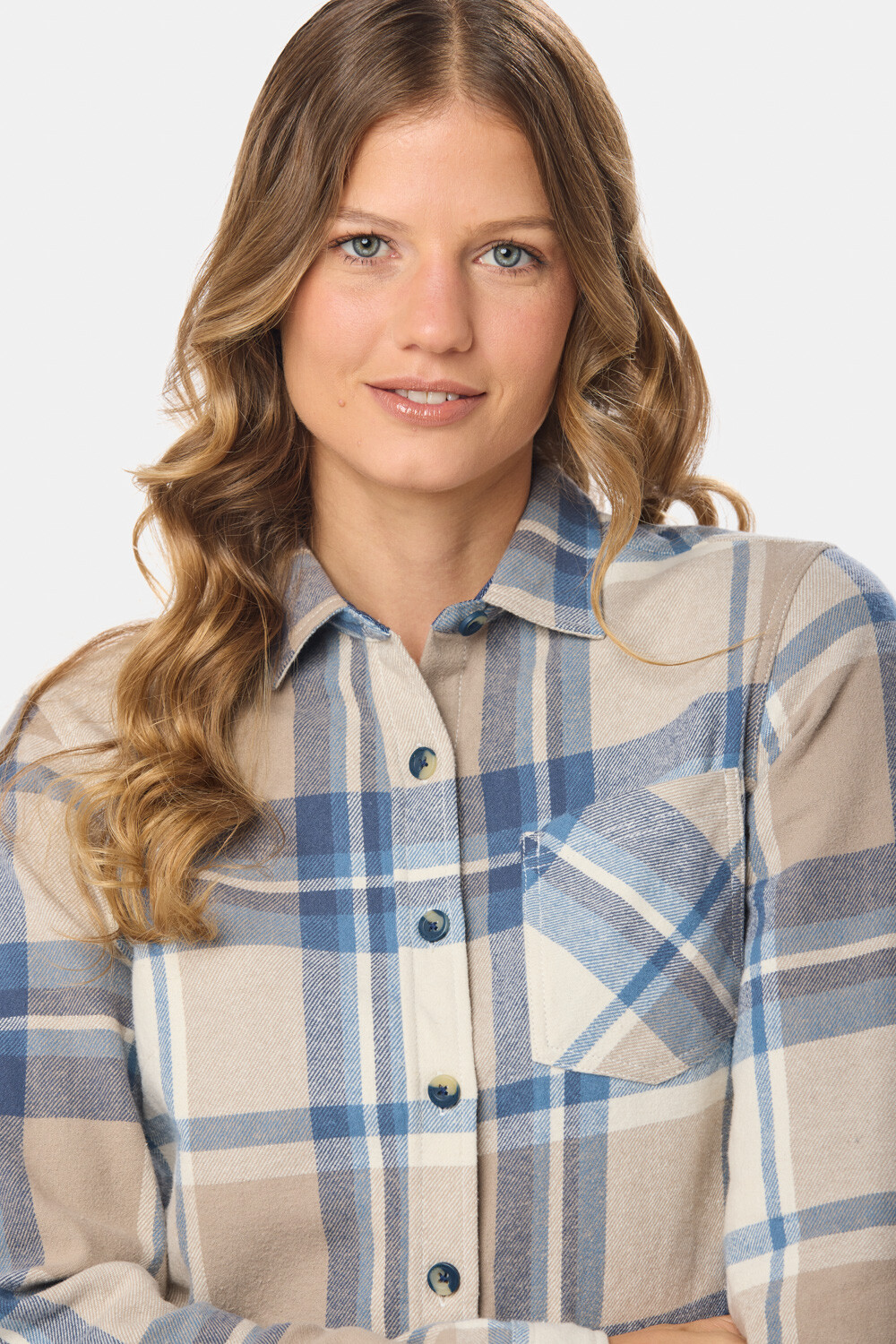 CAMISA DE VIYELA Beige