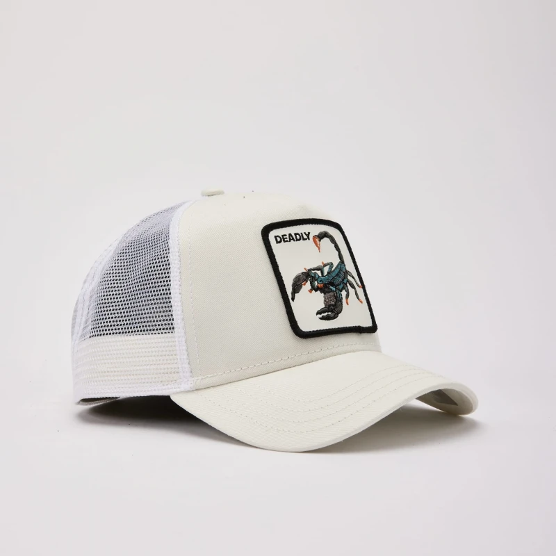 Gorra Goorin Bros Trucker Baseball - The Deadly Scorpion Crema