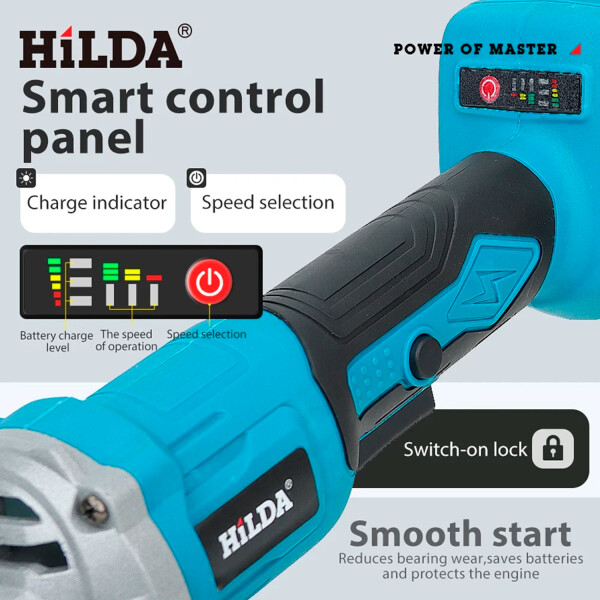 Amoladora Angular 2 Batería 21v Dw437 AMOLADORA ANGULAR 125MM 2 BAT. DW437