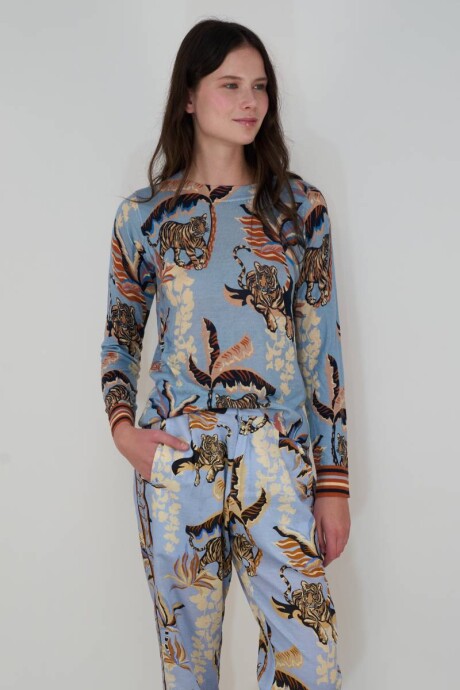 Sweater Bali Tiger Light Blue Sweater Bali Tiger Light Blue