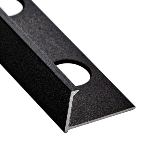 Perfil De Aluminio En L 12Mm 2.60 Mts Ebano Alumacer 000