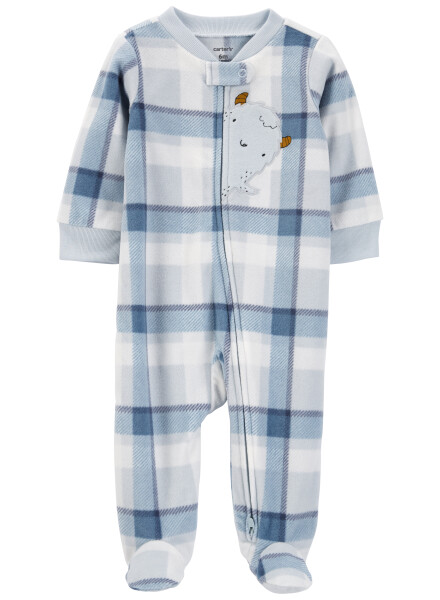 Pijama con pie monstruo micropolar niño-bb carters Variante unica