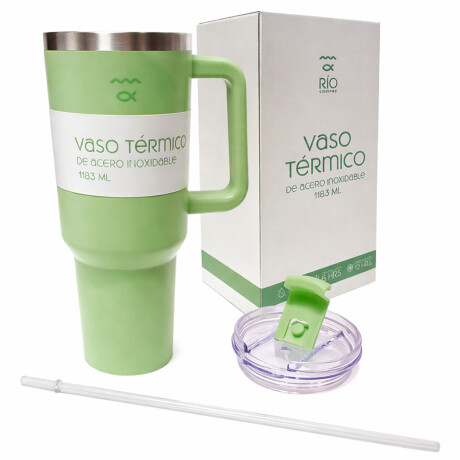 VASO TERMICO RIO 1200ML VERDE MATCHA VERDE