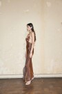 DIAZ DRESS Marron