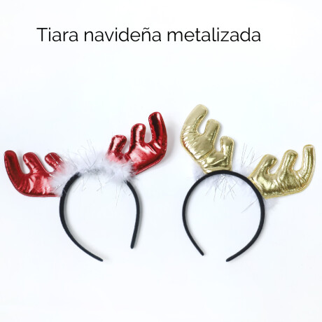 Tiara Navidad Metalizada Reno Tiara Navidad Metalizada Reno