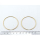 Aros En Oro 18 K , 5 Cms De Diametro Aros En Oro 18 K , 5 Cms De Diametro