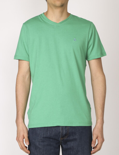 T-shirt Cuello En V Navigator Verde