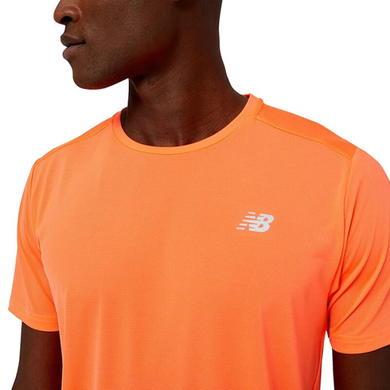 Running - New Balance - N. BALANCE REMERA ACCELERATE SHORT SLEEVE de Hombre - MT23222NDF Naranja