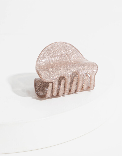 Broche Carey Broche Con Glitter - Combinacion Purpurina