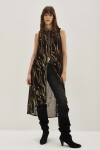 Camisa Kesari Folk Negro