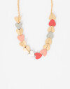 Collares Cortos San Valentin Collar Corto San Valentín - Dorado Plata Cepillada