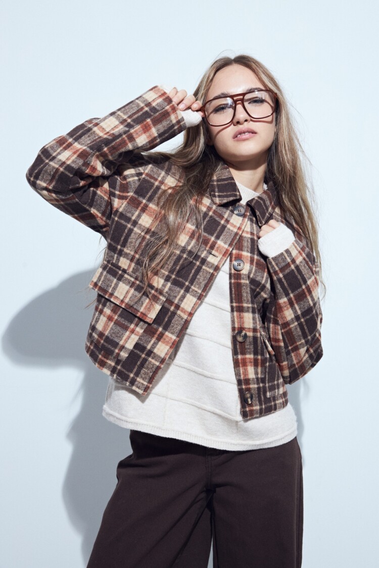CAMPERA FIORA Marron