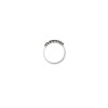 Anillo Escalón-Plata 925-Con Esmeralda y Zirconia-AN4607 conpiedra