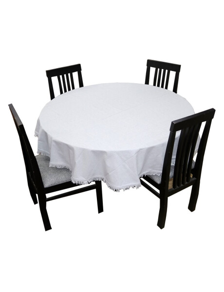 MANTEL REDONDO ALGODÓN D160CM GRIS MANTEL REDONDO ALGODÓN D160CM GRIS