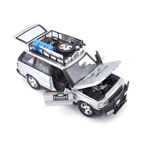 Auto de Colección Bburago Escala 1:24 RANGER ROVER PLATA