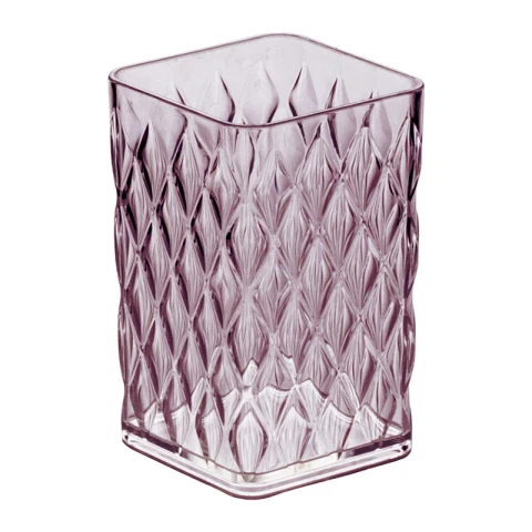 Portacepillo Plástico Glamour 300 ml ROSA