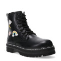 Botas de Niña MINI Miss Carol LEAVEN acordonada Negro