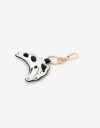 Llavero Cuero/PU Llavero Y Bag Charm Dálmata - Combinacion Bicolor