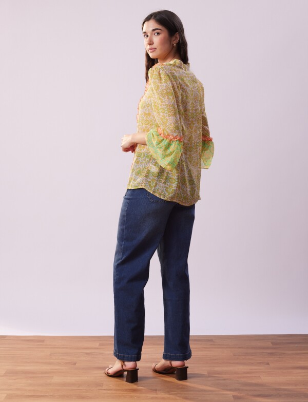 Blusa Printed VERDE/MULTI