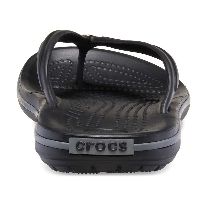 Sandalias Crocband Flip Unisex Black/slate Grey