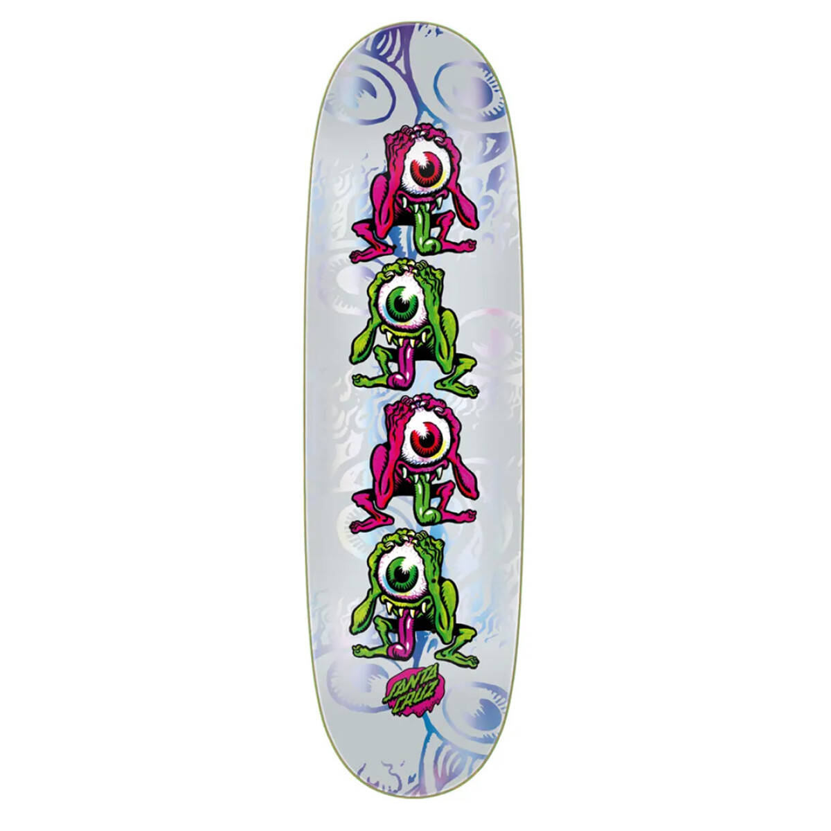 Deck Old School Santa Cruz Eyegore Prismatic 9.0" (Sólo Tabla · Lija Incluída) 