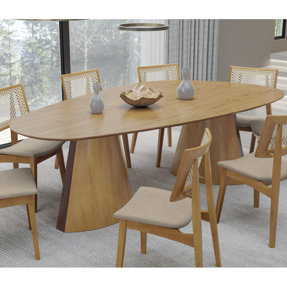 MESA DE COMEDOR PRIME COLOR NOGUEIRA Mesa De Comedor Prime Color Nogueira