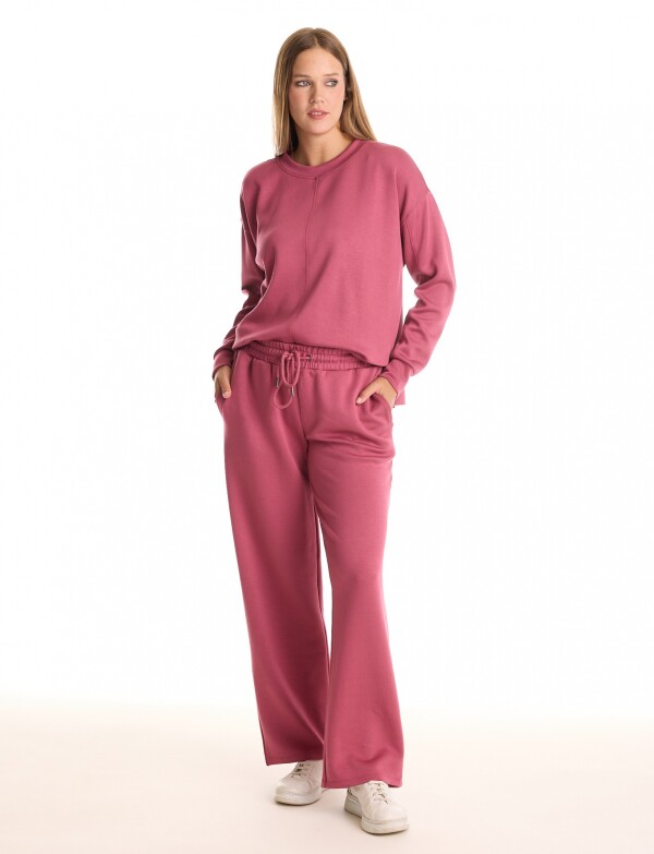Jogger Basico Recto ROSA OSCURO