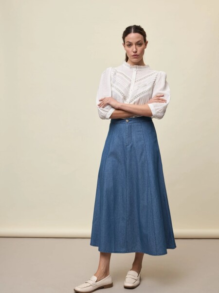FALDA ALLIE NARA AZUL