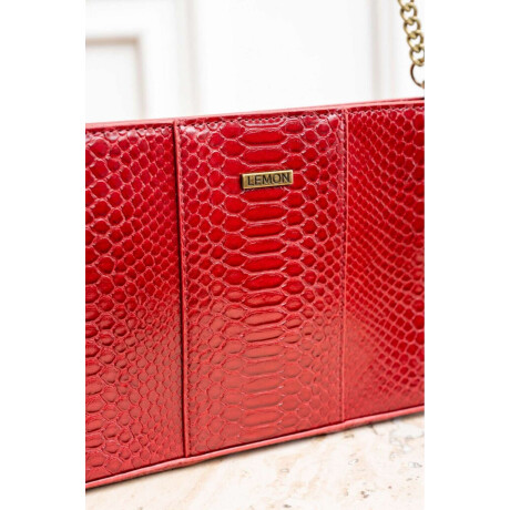 Cartera Snake Rojo