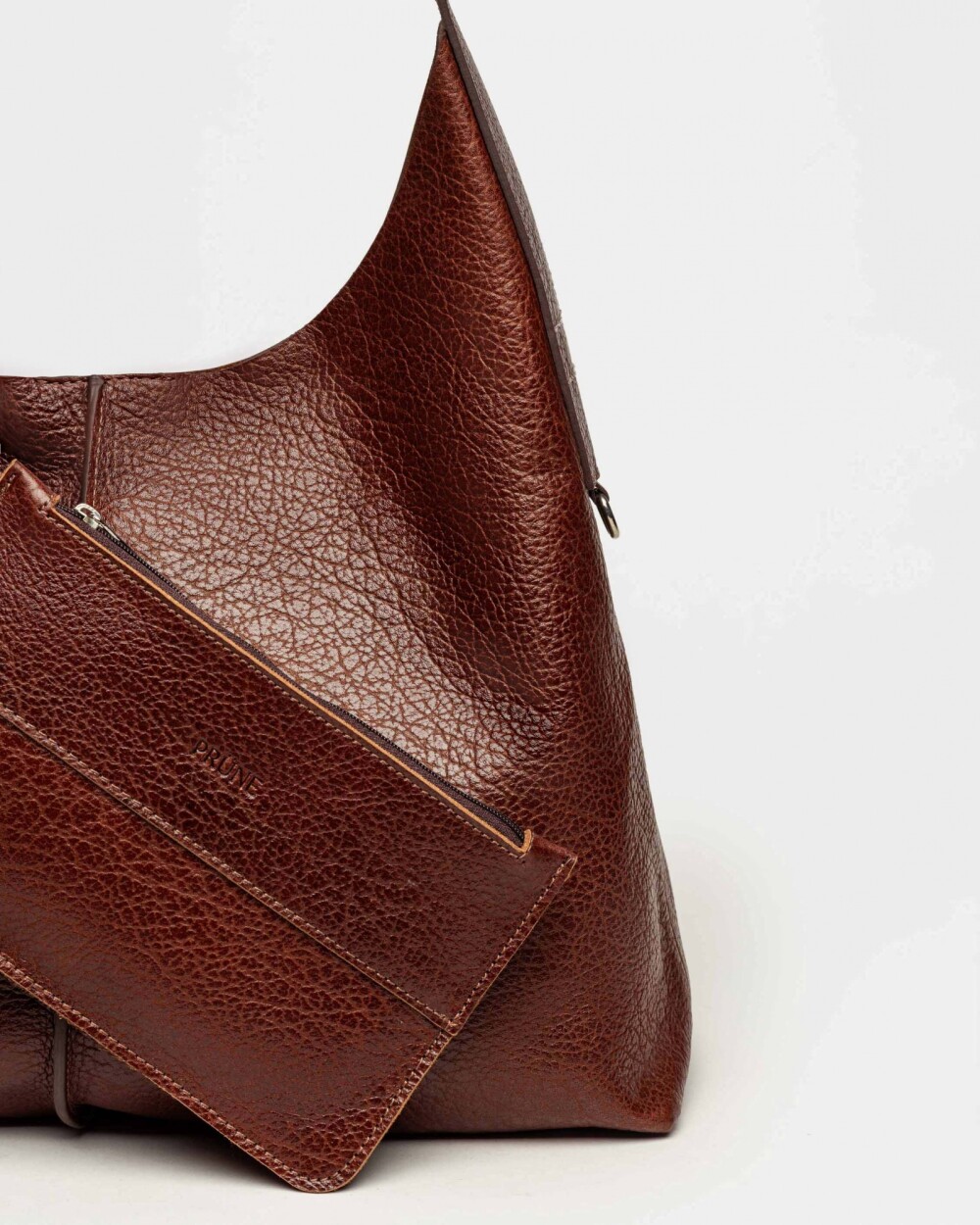 Bolso Tanner en cuero graneado Red Tabaco