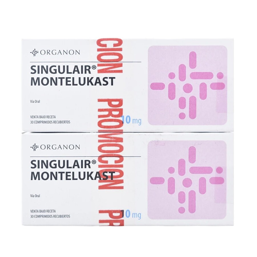 2x1 Singulair 10 mg 30 Comprimidos - Cibeles 2x1 Singulair 10 mg 30 Comprimidos - Cibeles