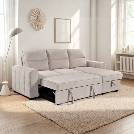 Rinconera Saona - Chaise intercambiable - Tela Microfibra 120 (Beige)