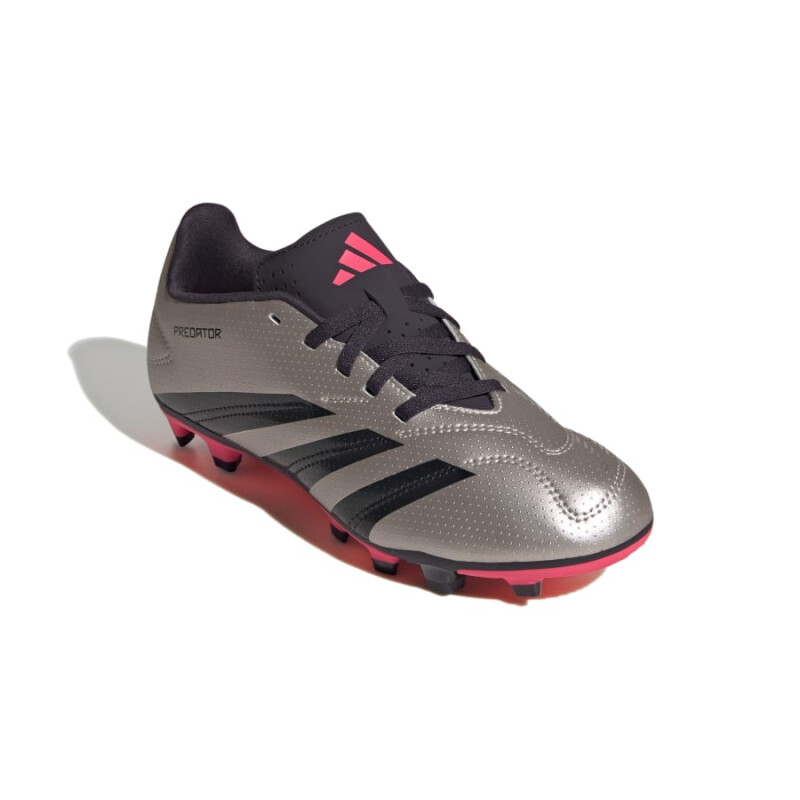 Championes Adidas Fútbol Predator Club de Niños - IF6423 Plata-negro