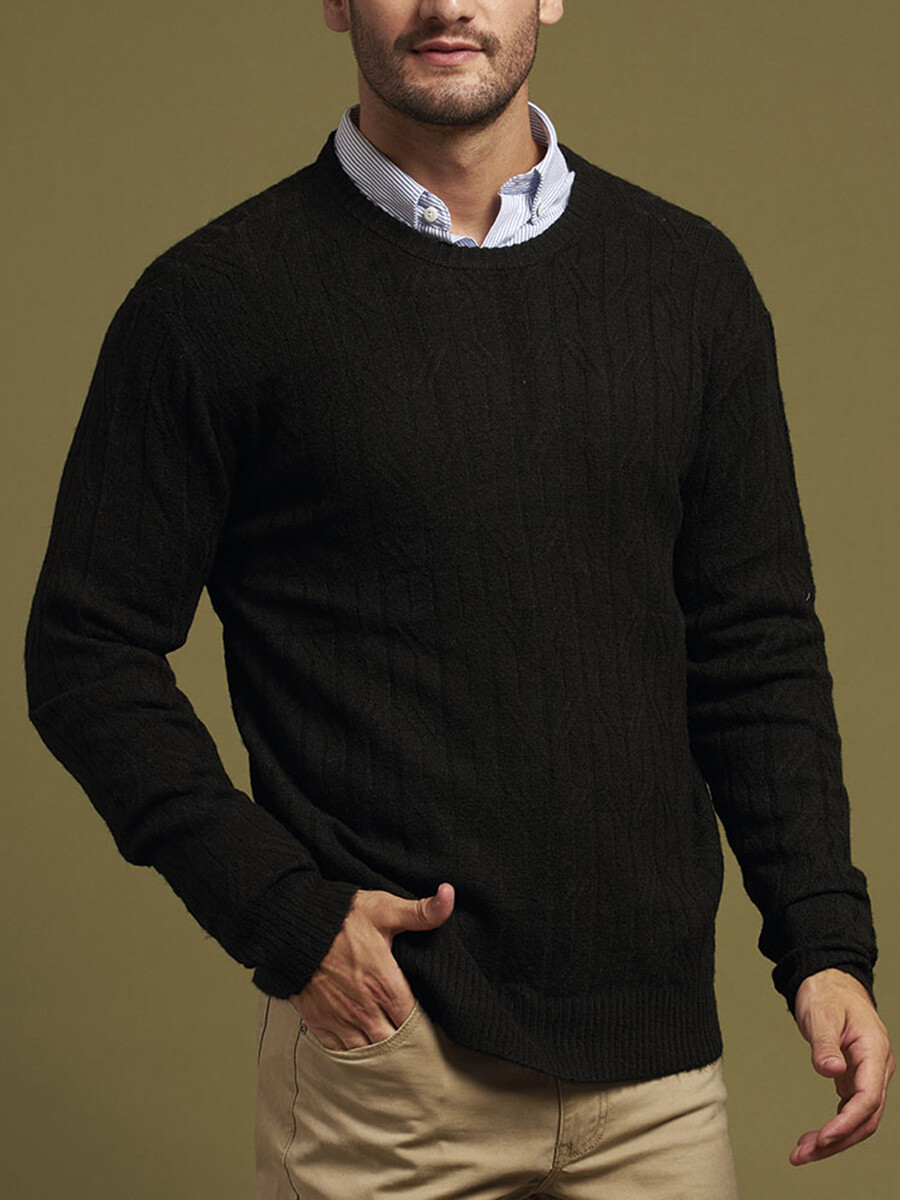 SWEATER JUNIN POLANCO - Negro 