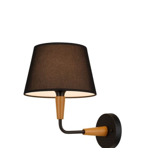 APLIQUE DE PARED ESTANDAR 1L E27 D25CM PANTALLA NEGRA APLIQUE DE PARED ESTANDAR 1L E27 D25CM PANTALLA NEGRA