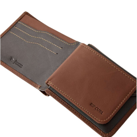 Billetera Rip Curl Surf Revival Rfid 2 In 1 Marron