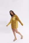 Camisa Girasol de rayón Mostaza