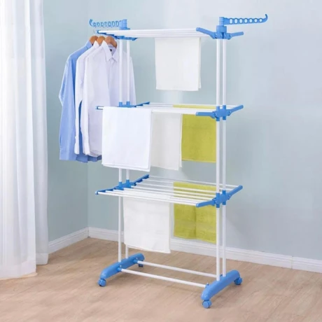 Tendedero De Pie Para Ropa Extensible Aluminio Alto 1.7m x Largo 75cm x Ancho 64cm Tendedero De Pie Para Ropa Extensible Aluminio Alto 1.7m x Largo 75cm x Ancho 64cm