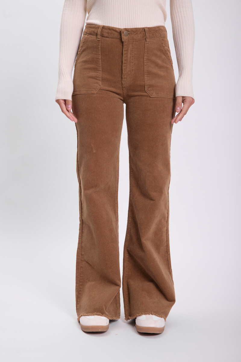 Pantalón pana oxford Tostado