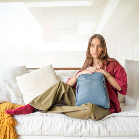 Mochila Curitiba Azul Piedra