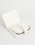 Billetera Boho Billetera Con Snap - Blanco Crudo