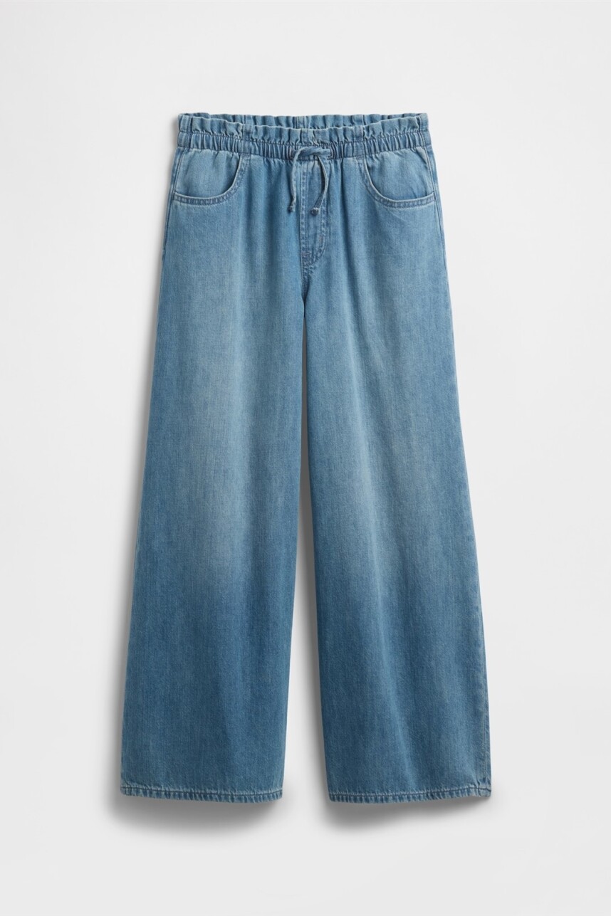 Jean Baggy Niña Medium Wash