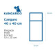 SERVILLETA ROJO AIRLAID CANGURITO 40x40 - 50 uds Servilleta Rojo Airlaid Cangurito 40x40 - 50 Uds