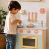 Cocina madera SOBEBEAR verde agua