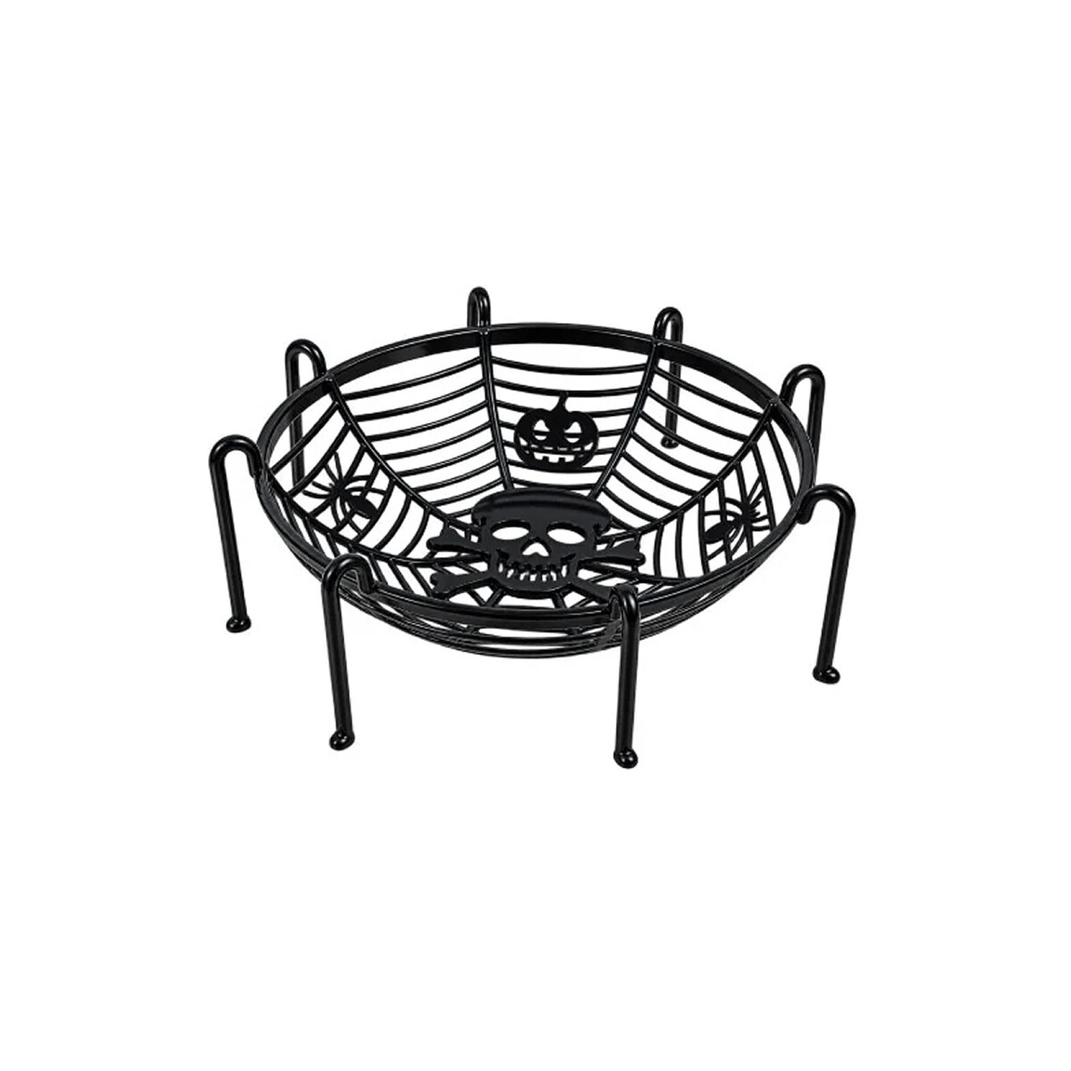 Canasto Caramelera Calavera - Negro 