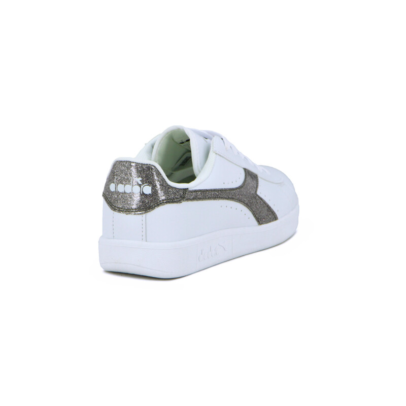Diadora Champion Niño KNOCK ON I Blanco/Plata Blanco-Plata