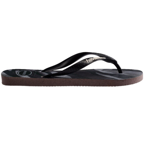 Sandalias de Hombre Havaianas Top Camu Negro - Gris